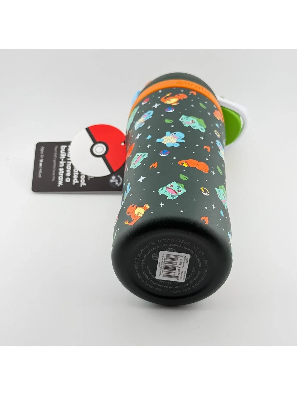 Owala Pokemon Kanto First Partners FreeSip 16oz Water Bottle NEW